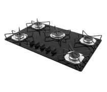 FOGATTI - Cooktop ORI 5B Vidro Preto